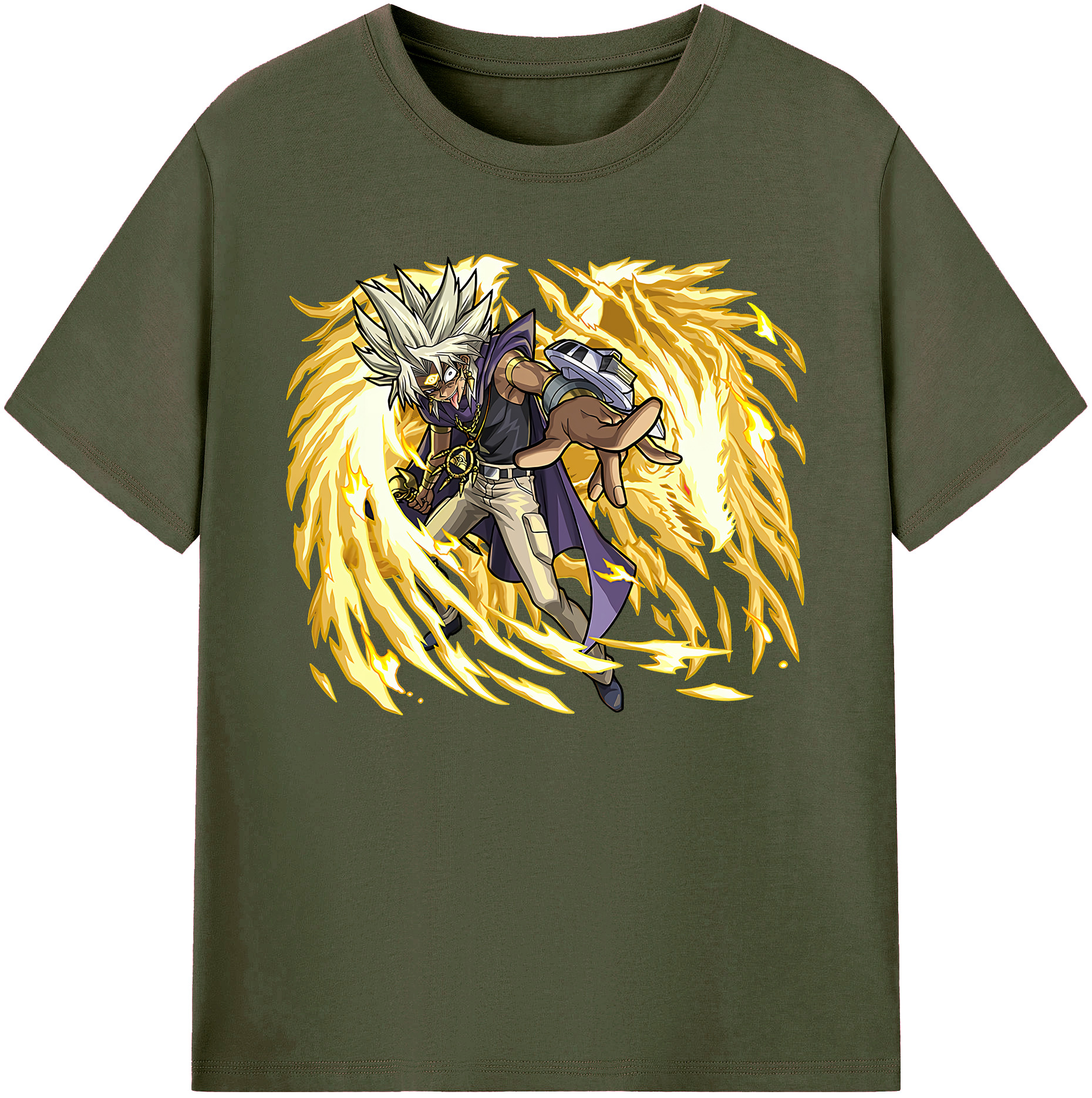 （画像用） 遊☆戯☆王 Yu-Gi-Oh! 綿100％ メンズ半袖Tシャツ｜肌触りやわらか＆通気性